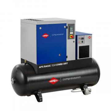 Компресор гвинтовий APS 7.5 Basic Combi Dry 10 бар 7.5 к.с./5.5 кВт 690 л/хв 500 л