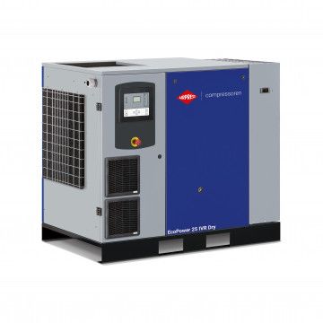 Screw compressor EcoPower 25D IVR Dry 13 bar 25 HP/18.5 kW 804 - 3330 l/min