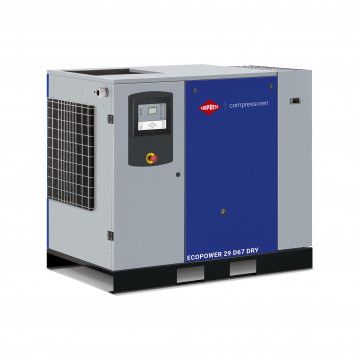 Screw compressor EcoPower 30D Dry 10 bar 30 HP/22 kW 3294 l/min