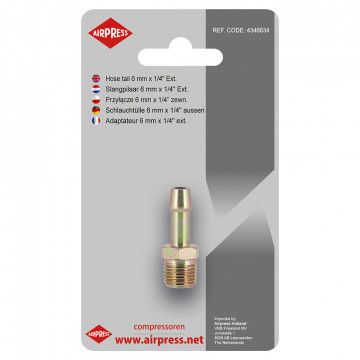 Під'єднання на шланг 6 мм x 1/4" GZ